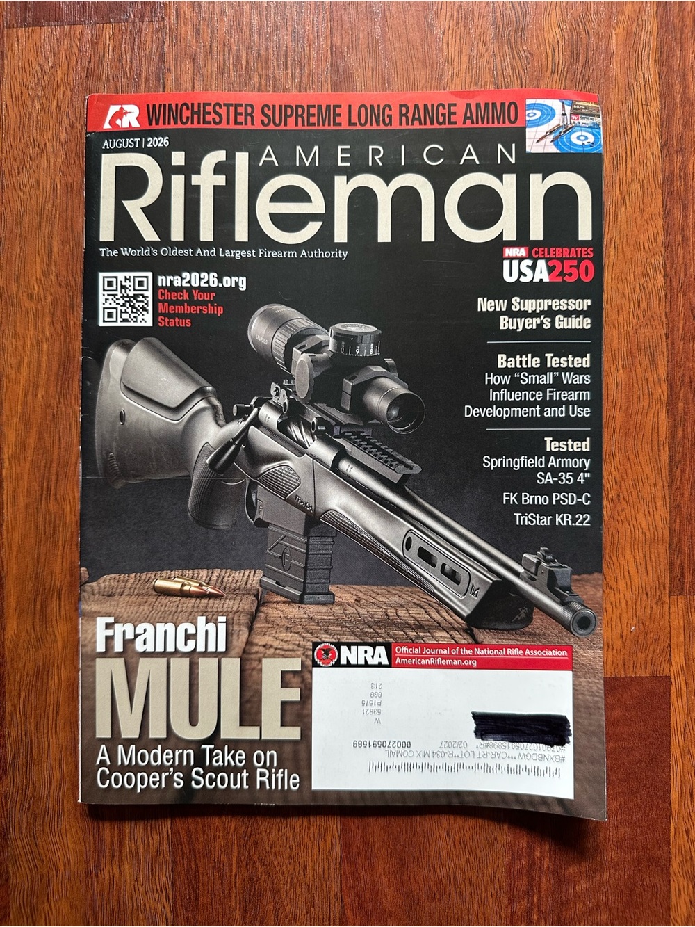 American Rifleman Magazine - August 2026